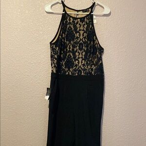 The Limited Black Lace Pantsuit